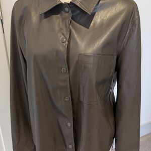 Sanctuary Women's Charcoal Leather Jacket